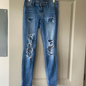 Blue Jean with holes